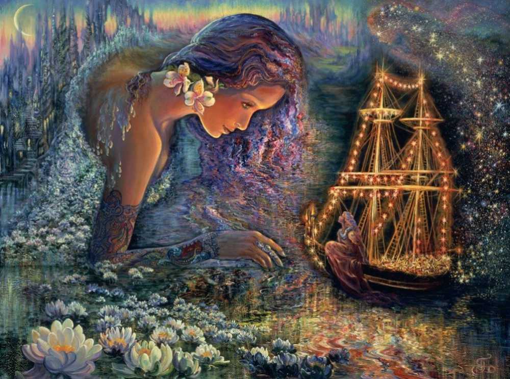Josephine Wall - Star Ship  - Grafika puzzle collectible [Barcode 3663384009228] - Main Image 2