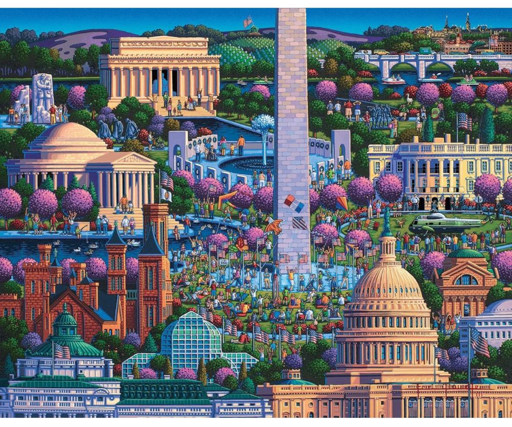 Washington DC Mall (v) 🧩✌️ - Dowdle puzzle collectible [Barcode 100005513280] - Main Image 2