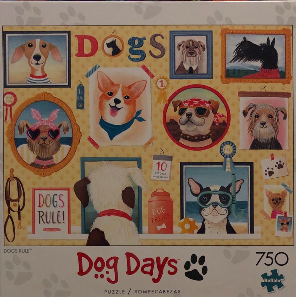 Dog Days: Dogs Rule - Buffalo Games puzzle collectible [Barcode 079346173495] - Main Image 2