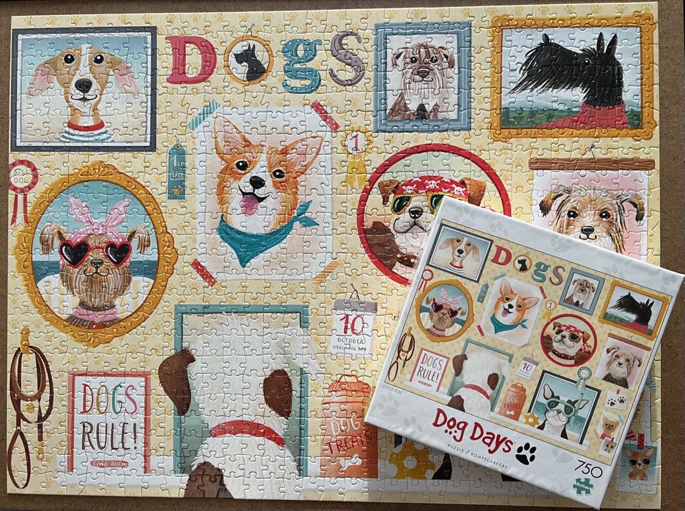 Dog Days: Dogs Rule - Buffalo Games puzzle collectible [Barcode 079346173495] - Main Image 3