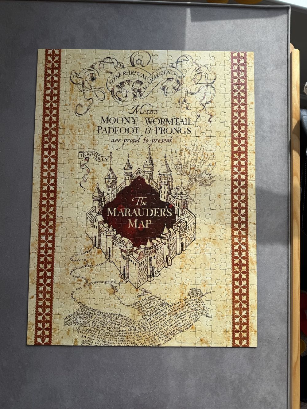 Harry Potter Marauder’s Map  puzzle collectible [Barcode 400012712395] - Main Image 2