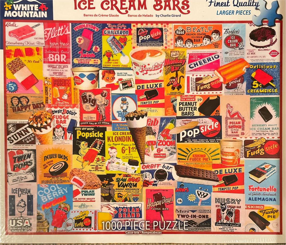 Ice Cream Bars - White Mountain puzzle collectible - Main Image 1