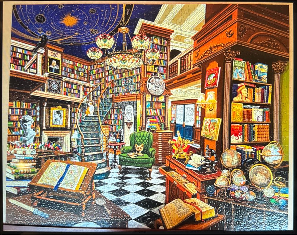 Zz - Rare Bookstore - Gone - White Mountain puzzle collectible - Main Image 2