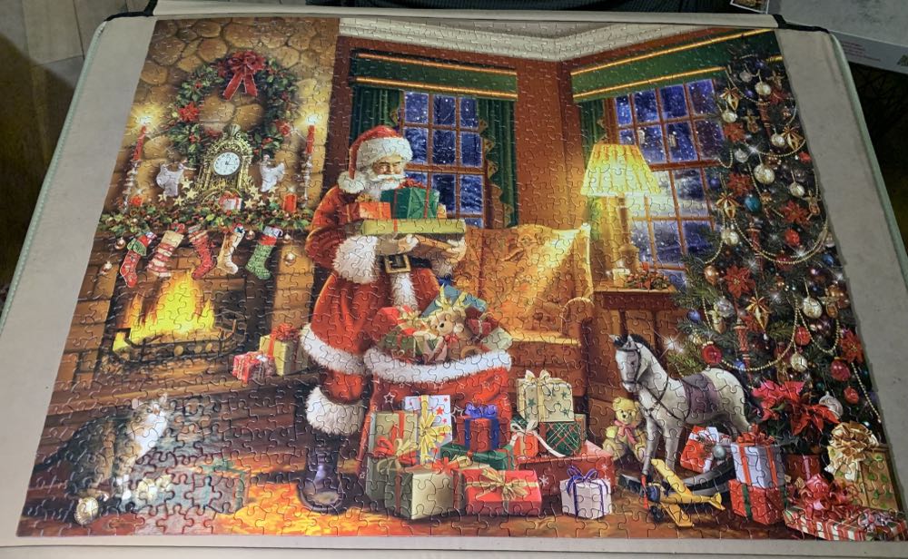 Santa’s Big Night -Completed (Holding For Kendra) - White Mountain puzzle collectible - Main Image 2