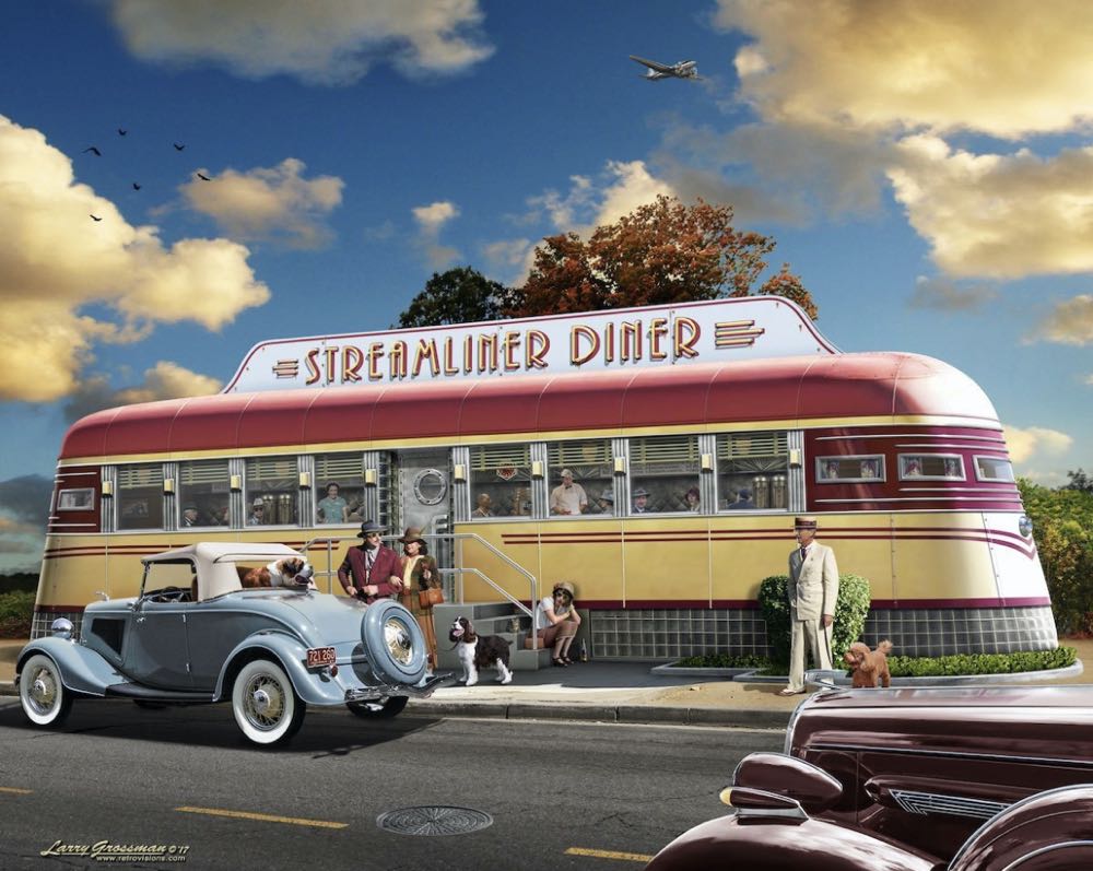 Streamliner Diner 🛒 📆 - Big Ben puzzle collectible [Barcode 778988331125] - Main Image 2