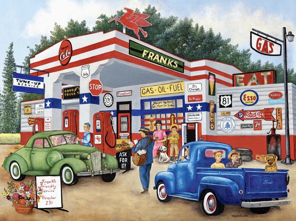 Frank’s Friendly Service ❤️ - Bits And Pieces puzzle collectible [Barcode 192949013576] - Main Image 2