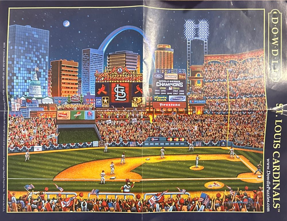 St Louis Cardinals - Dowdle puzzle collectible [Barcode 671095202763] - Main Image 2