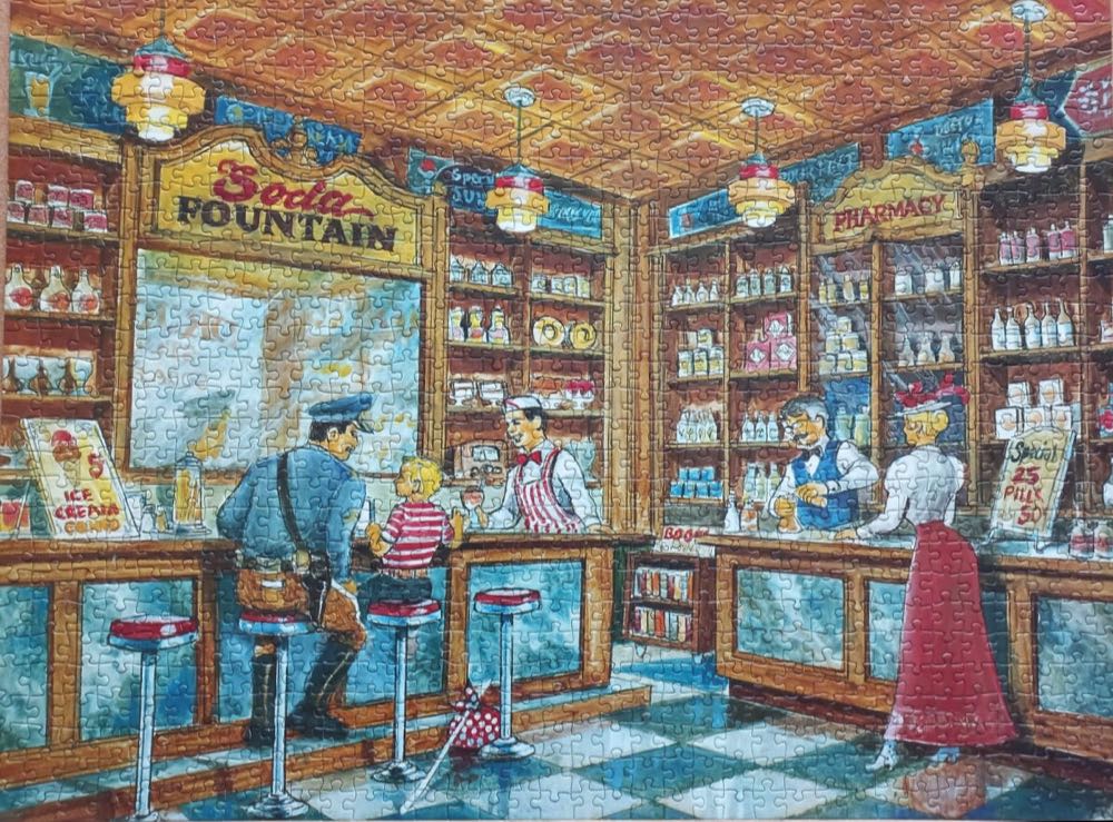 Down at the Soda Fountain - Empire puzzle collectible - Main Image 3