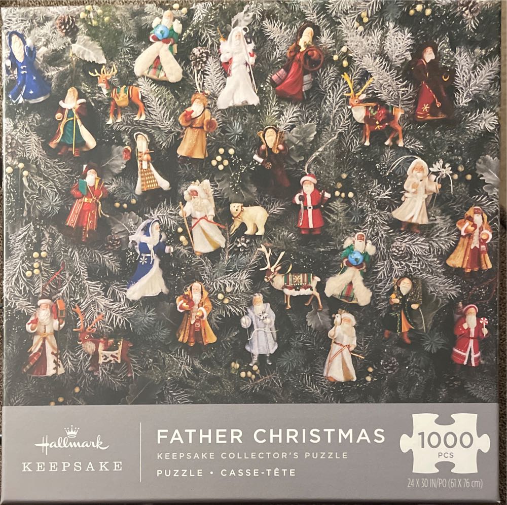 Father Christmas - Hallmark Keepsake puzzle collectible [Barcode 763795749546] - Main Image 2