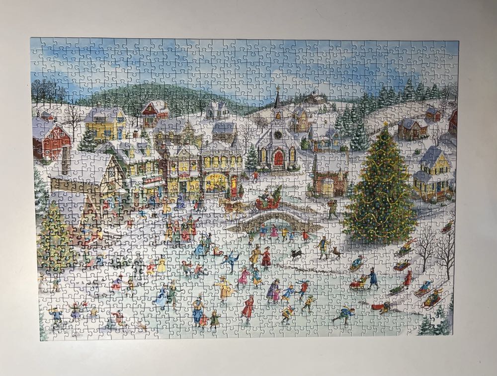 Playful Christmas Day - Ravensburger puzzle collectible [Barcode 4005556152902] - Main Image 2