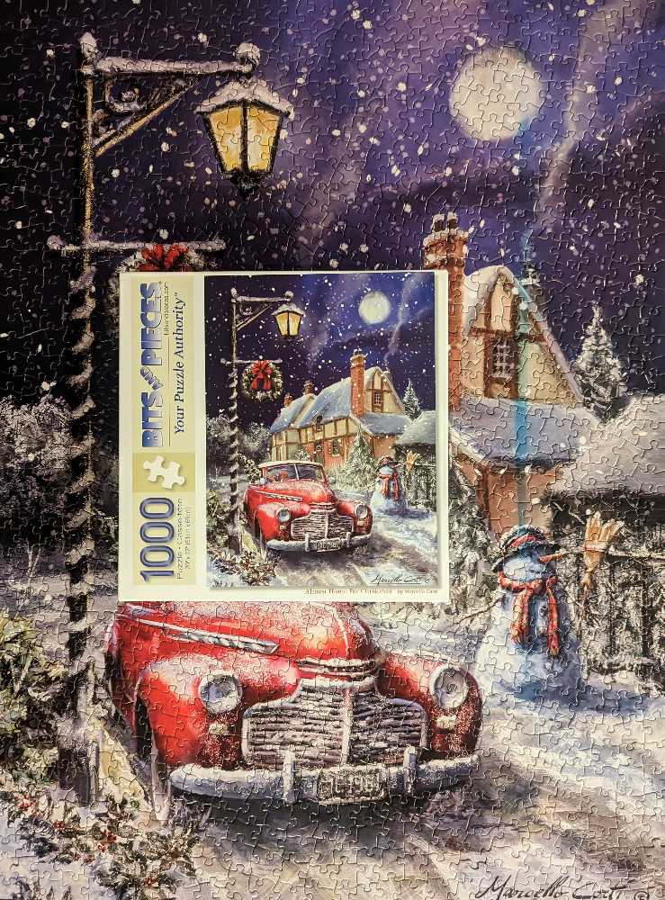 Almost Home For Christmas 🧩 - Bits And Pieces puzzle collectible [Barcode 192949056894] - Main Image 2