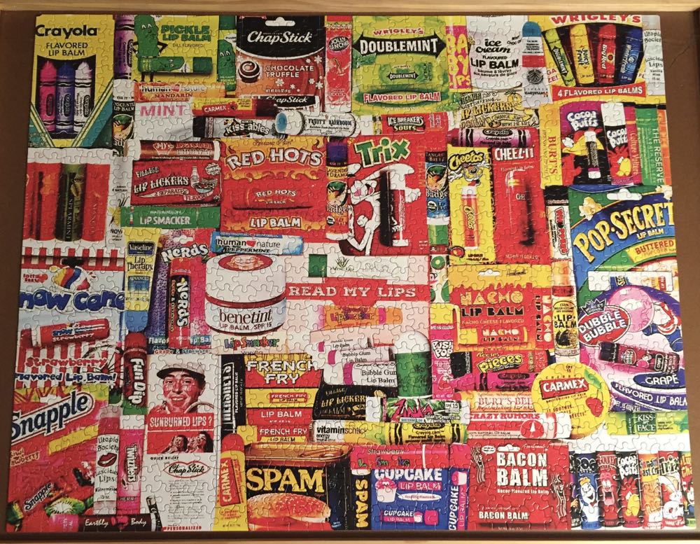 Chapped Lips-SOLD - White Mountain Puzzles puzzle collectible [Barcode 724819256860] - Main Image 2