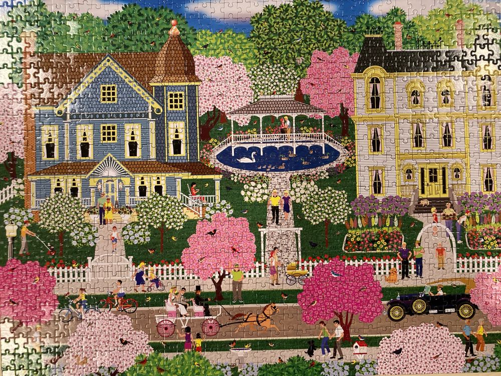 Victorian Town - Cra-Z-Art puzzle collectible [Barcode 4895145421980] - Main Image 2