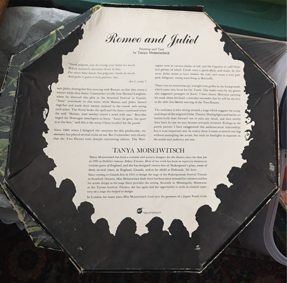 Romeo and Juliet - Octagon - Springbok puzzle collectible - Main Image 2