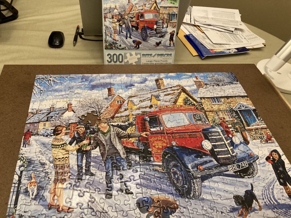 The Coal Man - Bits & Pieces puzzle collectible - Main Image 2