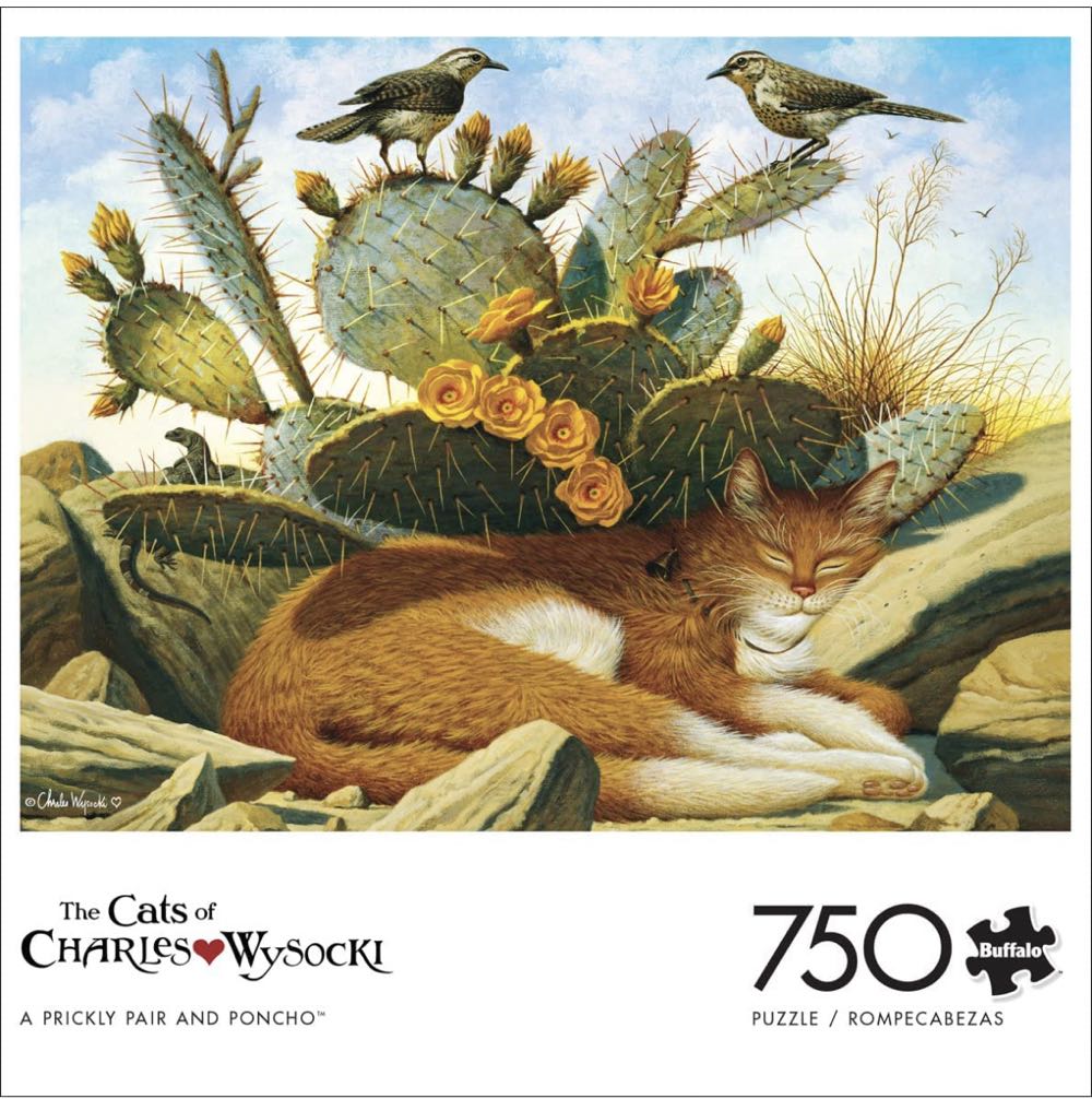 A Prickly Pair and Poncho - Buffalo puzzle collectible [Barcode 079346172986] - Main Image 2