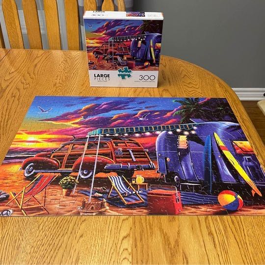 Beach Camp - Buffalo Games puzzle collectible [Barcode 079346025787] - Main Image 3