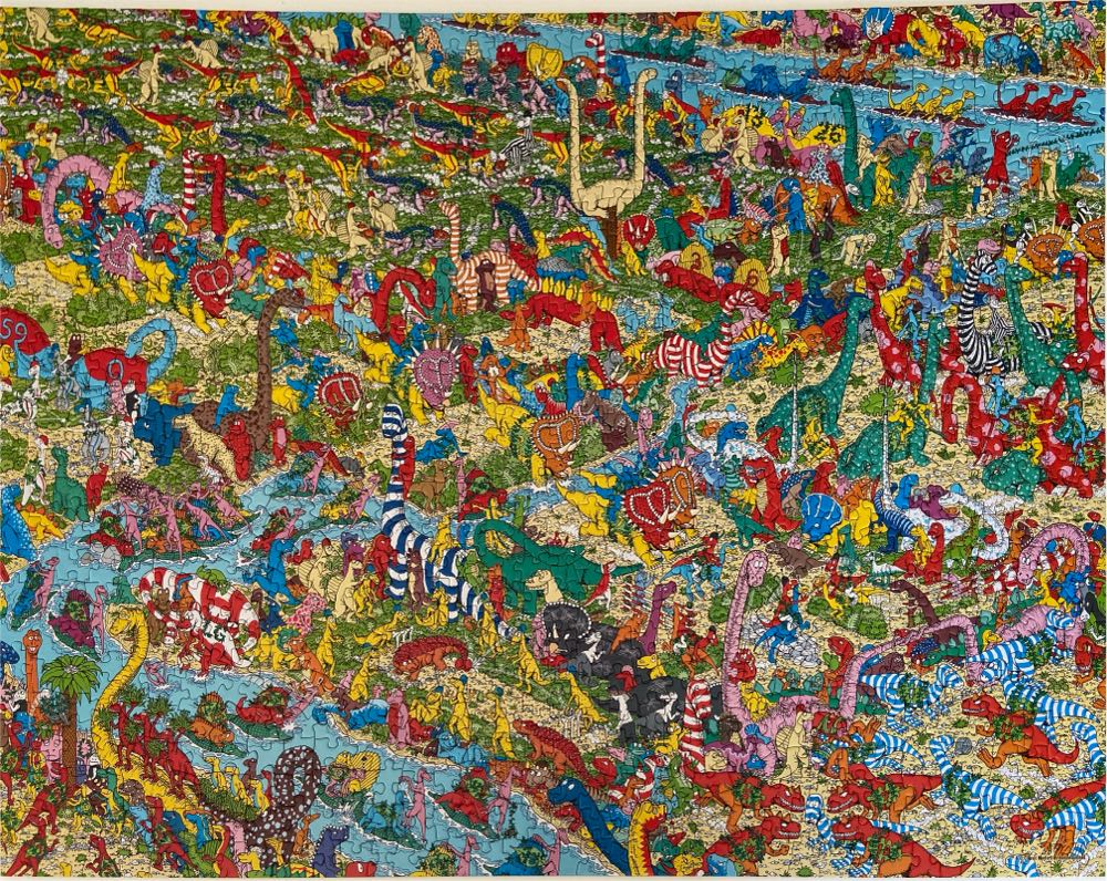 Where’s Waldo Dinosaurs - Aquarius puzzle collectible [Barcode 840391127050] - Main Image 2