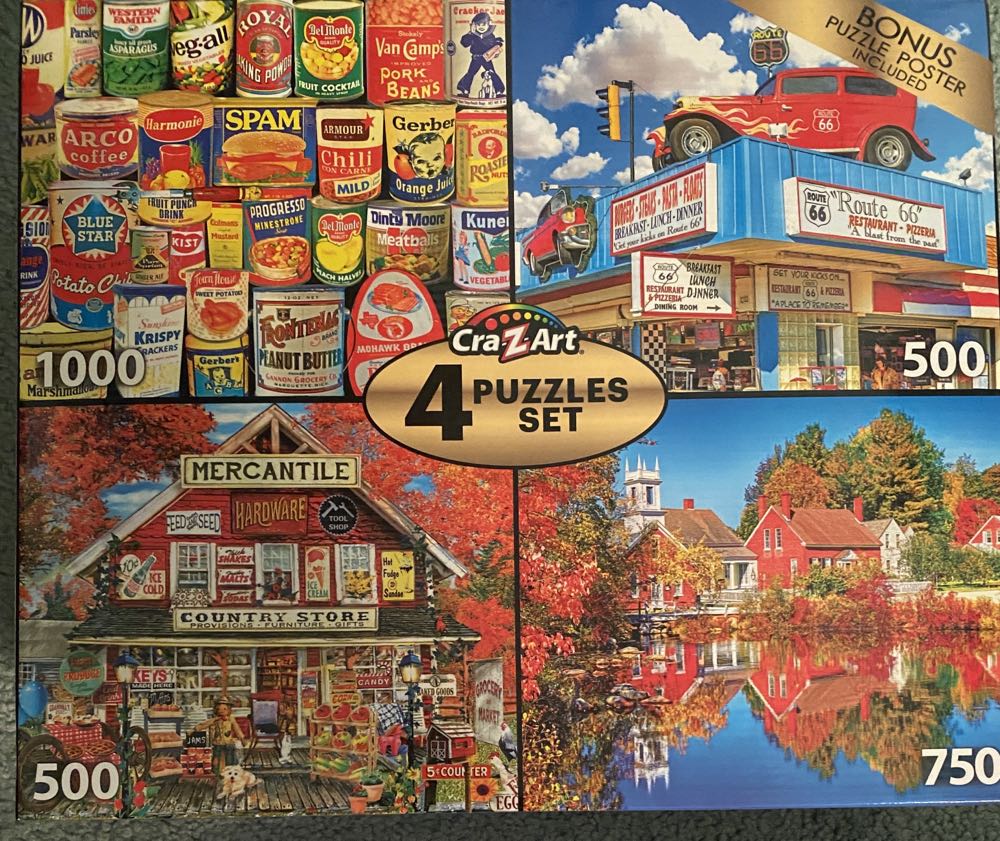 CraZArt 4 Puzzles Set - CraZArt puzzle collectible [Barcode 4895145430555] - Main Image 2