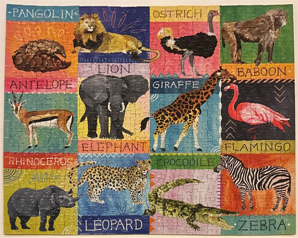 Painted Safari -Work & Sell ? Did I Give Away? - Mudpuppy puzzle collectible [Barcode 9780735366671] - Main Image 3