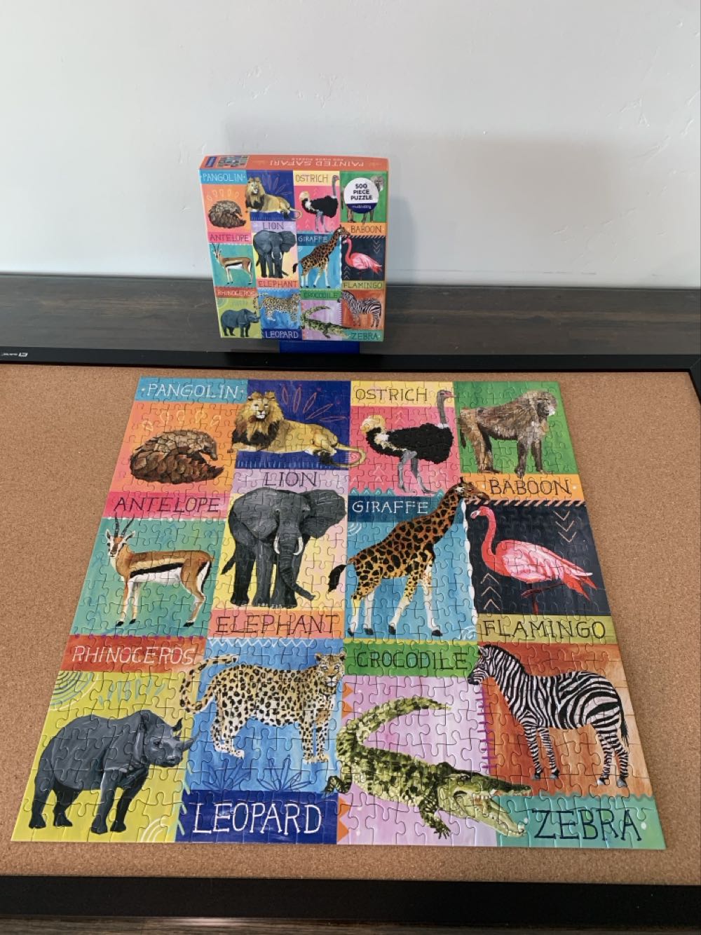 Painted Safari -Work & Sell ? Did I Give Away? - Mudpuppy puzzle collectible [Barcode 9780735366671] - Main Image 4