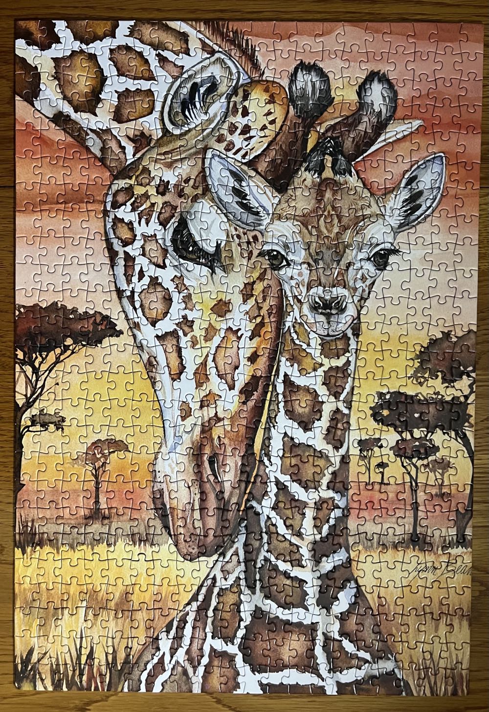 Giraffe - Anatolian puzzle collectible [Barcode 8698543136151] - Main Image 2