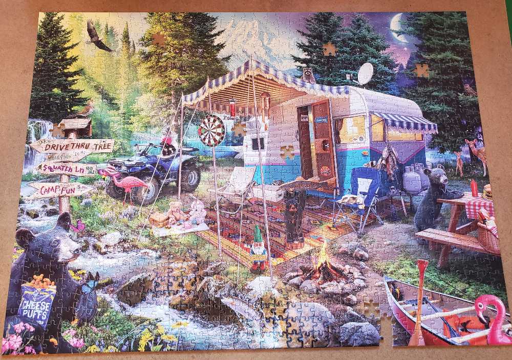 Mountain Retreat - Buffalo puzzle collectible [Barcode 079346118687] - Main Image 2