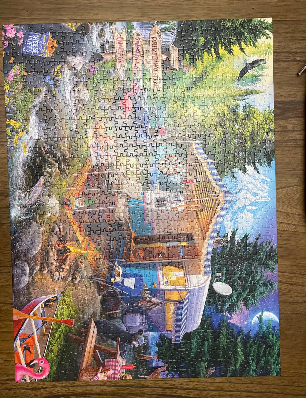 Mountain Retreat - Buffalo puzzle collectible [Barcode 079346118687] - Main Image 4