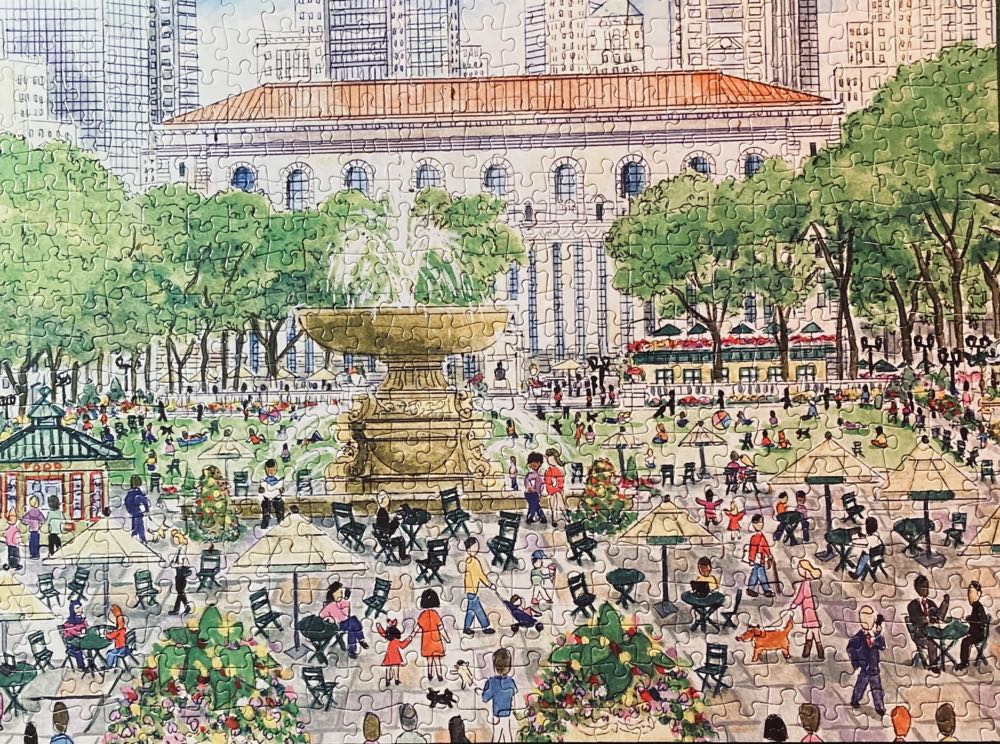 Springtime At The Library - Galison puzzle collectible - Main Image 2