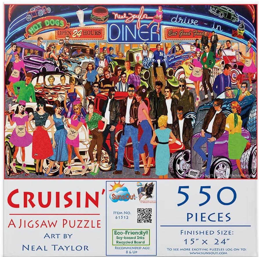 Cruisin’ - SunsOut puzzle collectible - Main Image 2