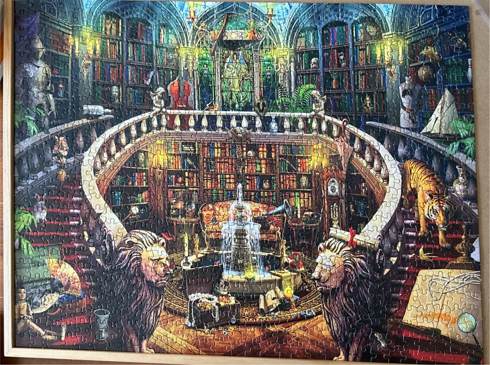 Seek And Find Antique Library  - Ceaco puzzle collectible - Main Image 2