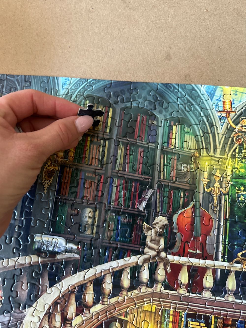 Seek And Find Antique Library  - Ceaco puzzle collectible - Main Image 3