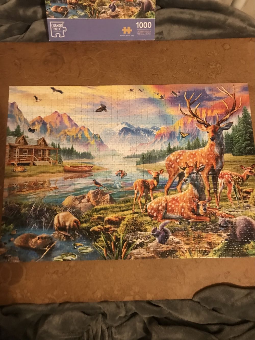 Deer Family - Corner Piece puzzle collectible [Barcode 5052089316522] - Main Image 4