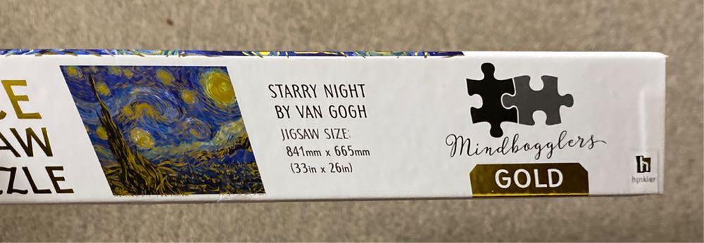 Starry Night - Hinkler puzzle collectible [Barcode 9354537001605] - Main Image 2