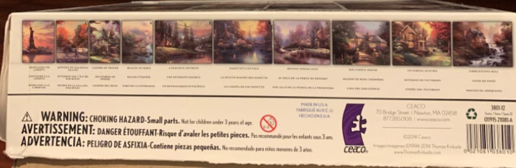10 Thomas Kinkade Puzzles - Ceaco puzzle collectible - Main Image 2
