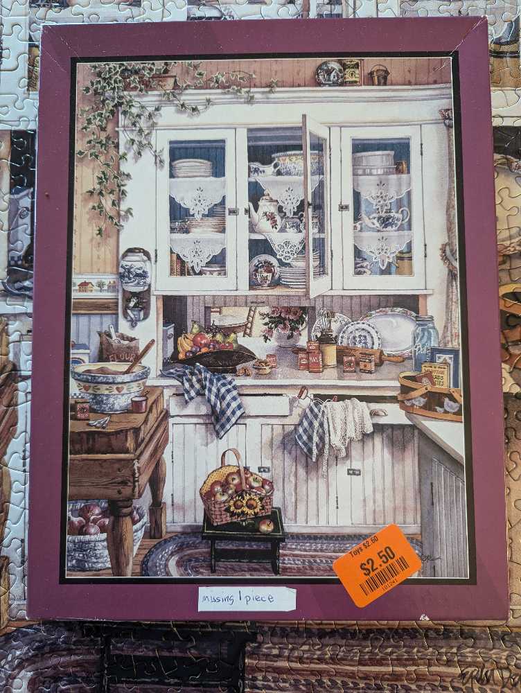 Grandma’s Cupboard (24BC-0071) - Bits & Pieces puzzle collectible [Barcode 704812105082] - Main Image 3