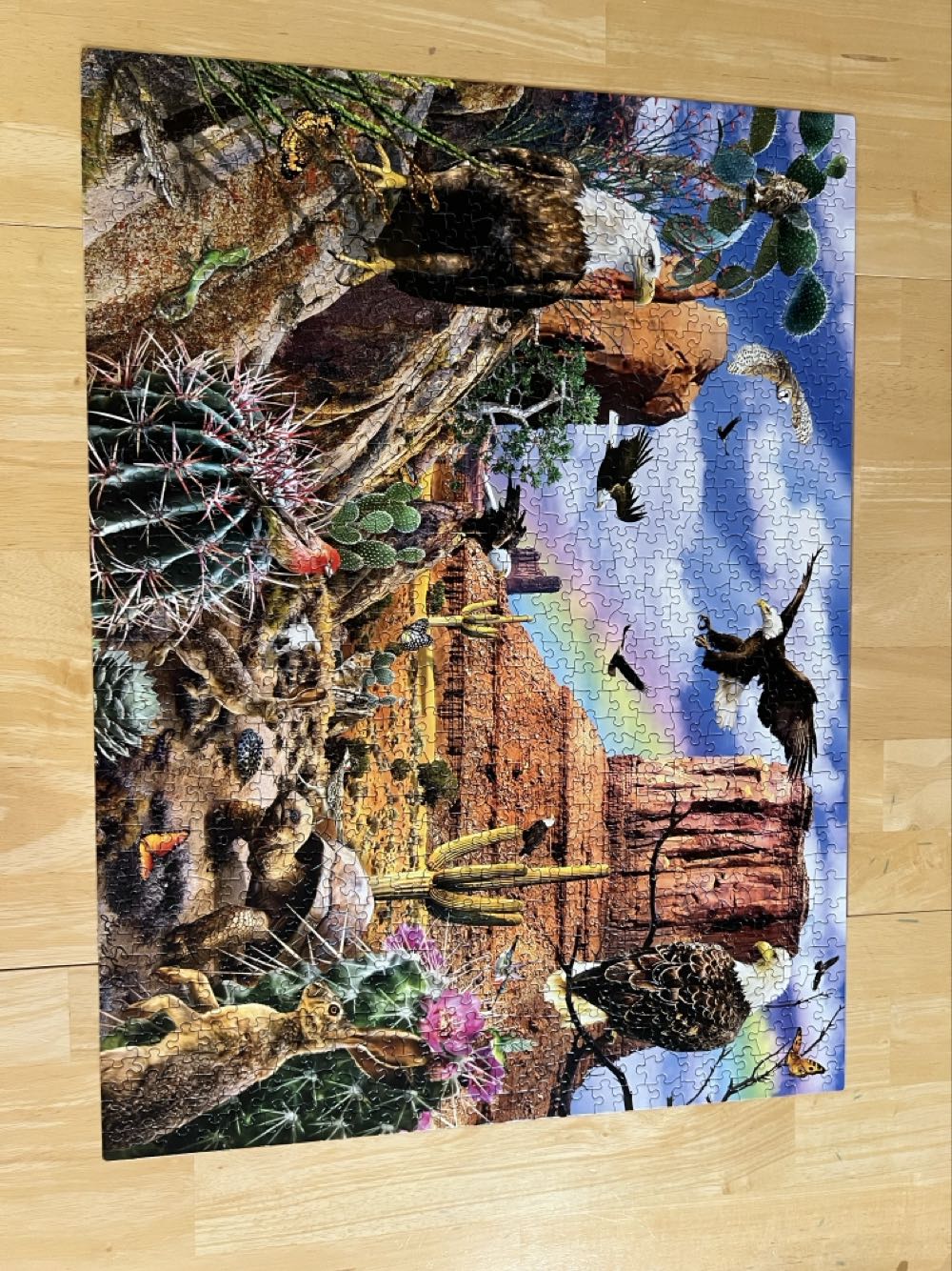 Desert Eagles - SunsOut puzzle collectible [Barcode 796780351561] - Main Image 3