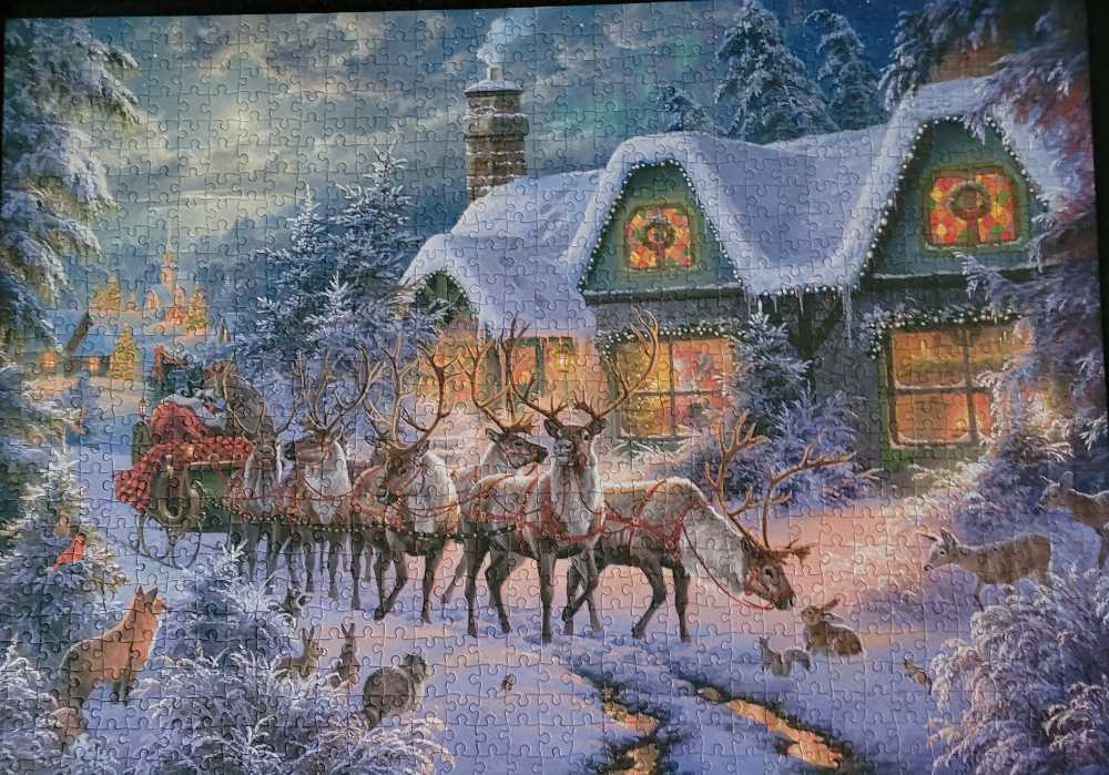 The Jigsaw Puzzle Advent Calendar Christmas Magic By Abraham Hunter - Unknown puzzle collectible [Barcode 691206853363] - Main Image 2