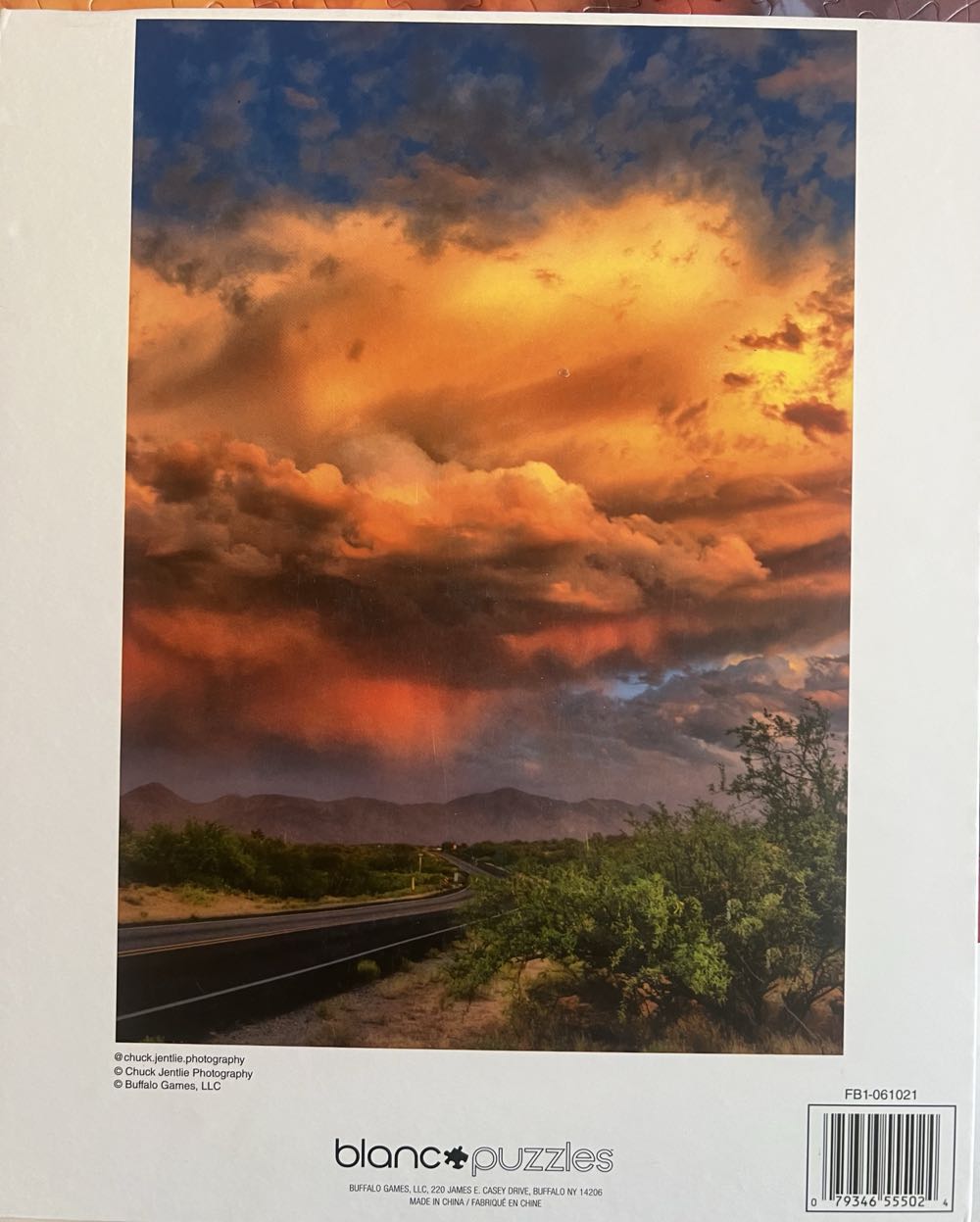 Desert Clouds - Blanc By Buffalo puzzle collectible [Barcode 079346555024] - Main Image 3