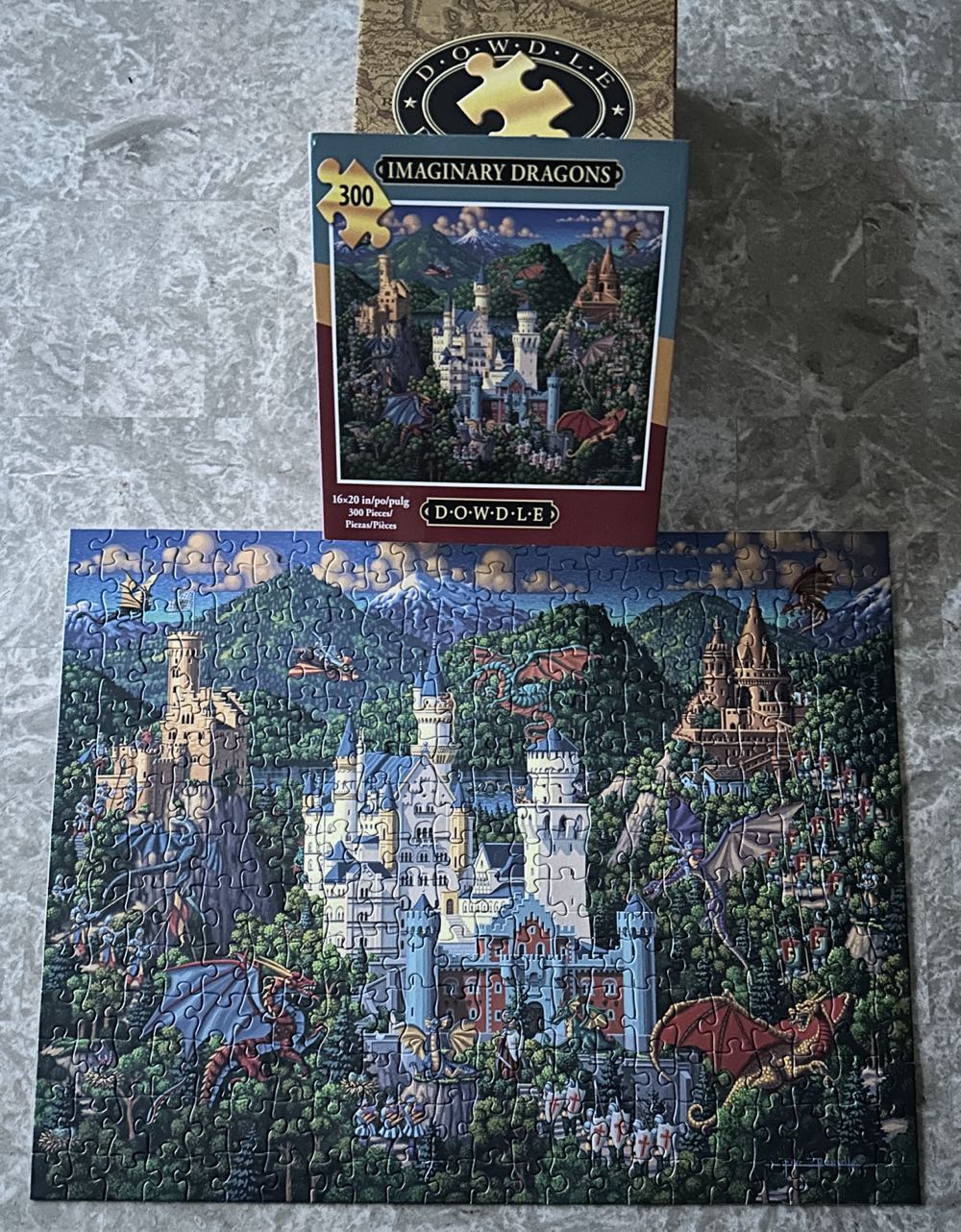 Imaginary Dragons - Dowdle Puzzles puzzle collectible [Barcode 671095052634] - Main Image 2