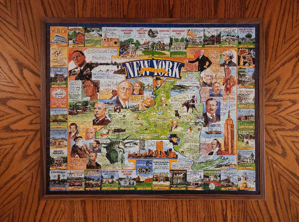 ZZ - Historic New York (SOLD) - White Mountain puzzle collectible [Barcode 724819247295] - Main Image 2
