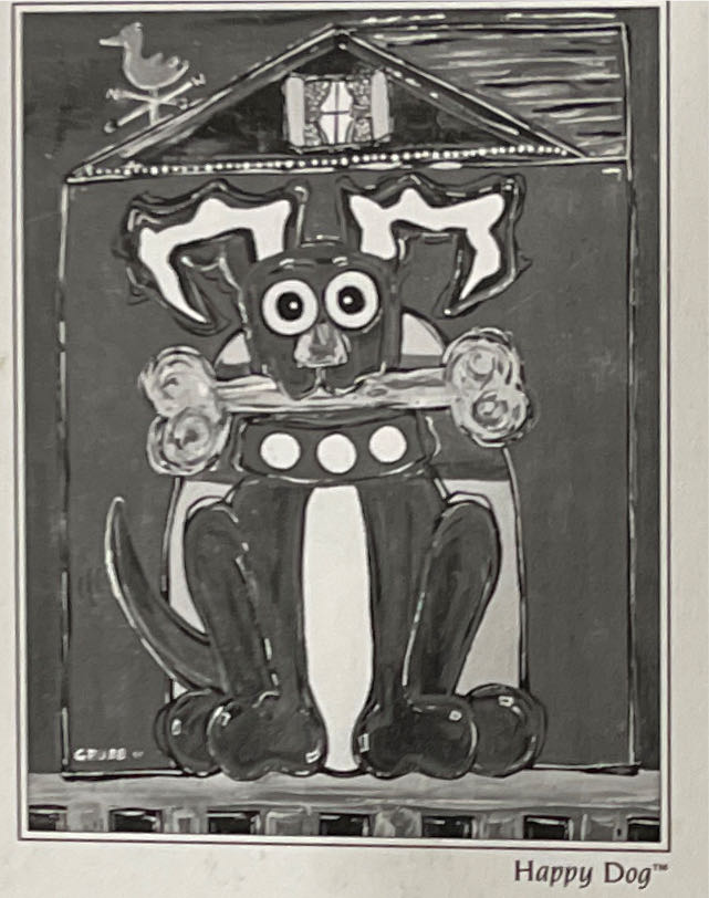 Happy Dog - Milton Bradley puzzle collectible [Barcode 032244048951] - Main Image 2