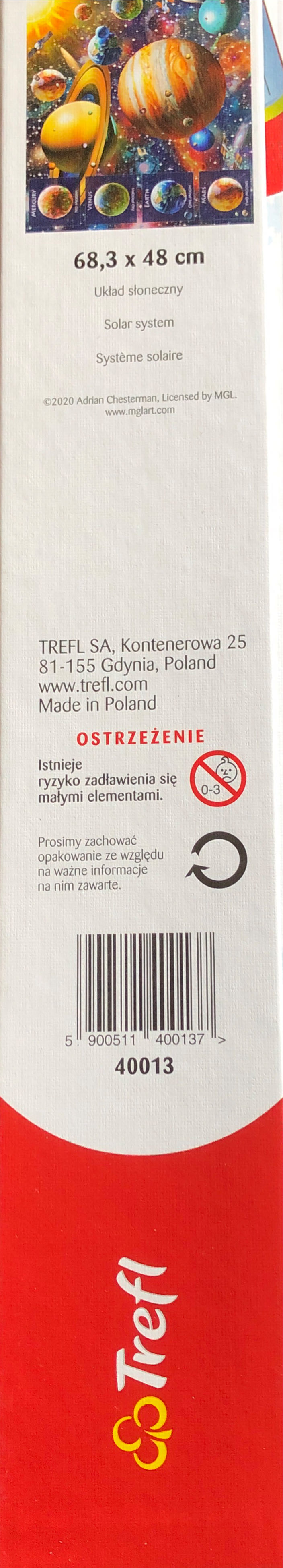 Spiral Puzzle Solar system - Trefl 🇵🇱 puzzle collectible [Barcode 5900511400137] - Main Image 2