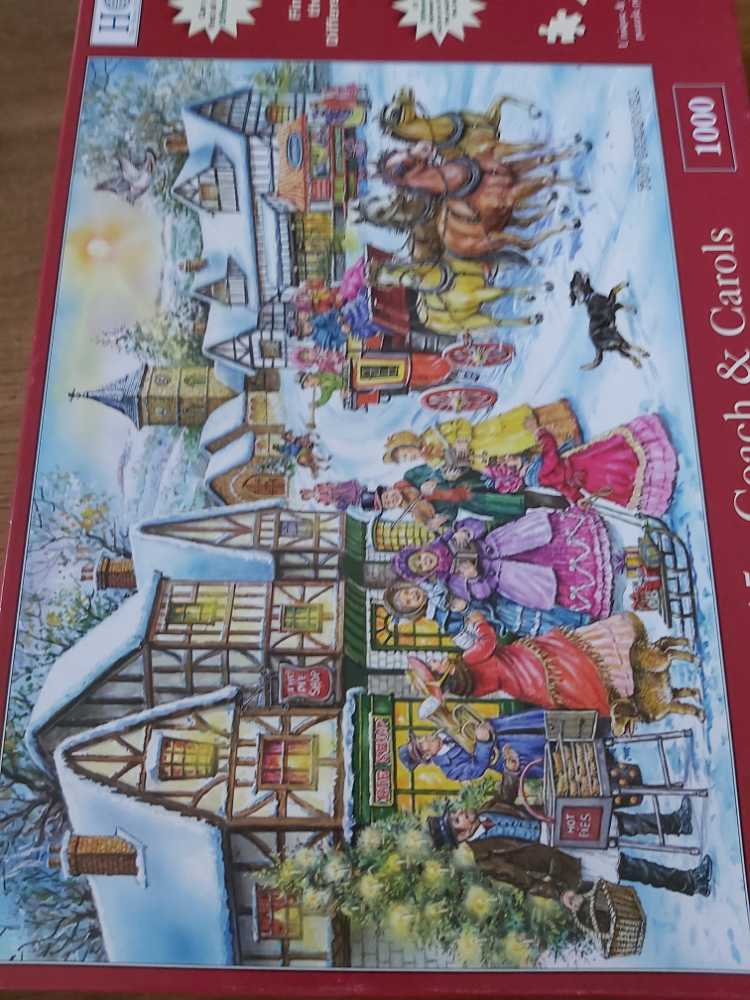 Colorful Village Landscape Collection Piece Jigsaw The Colorful