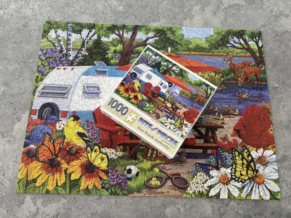 The Old Campground -  Bits and Pieces puzzle collectible [Barcode 192949045300] - Main Image 4