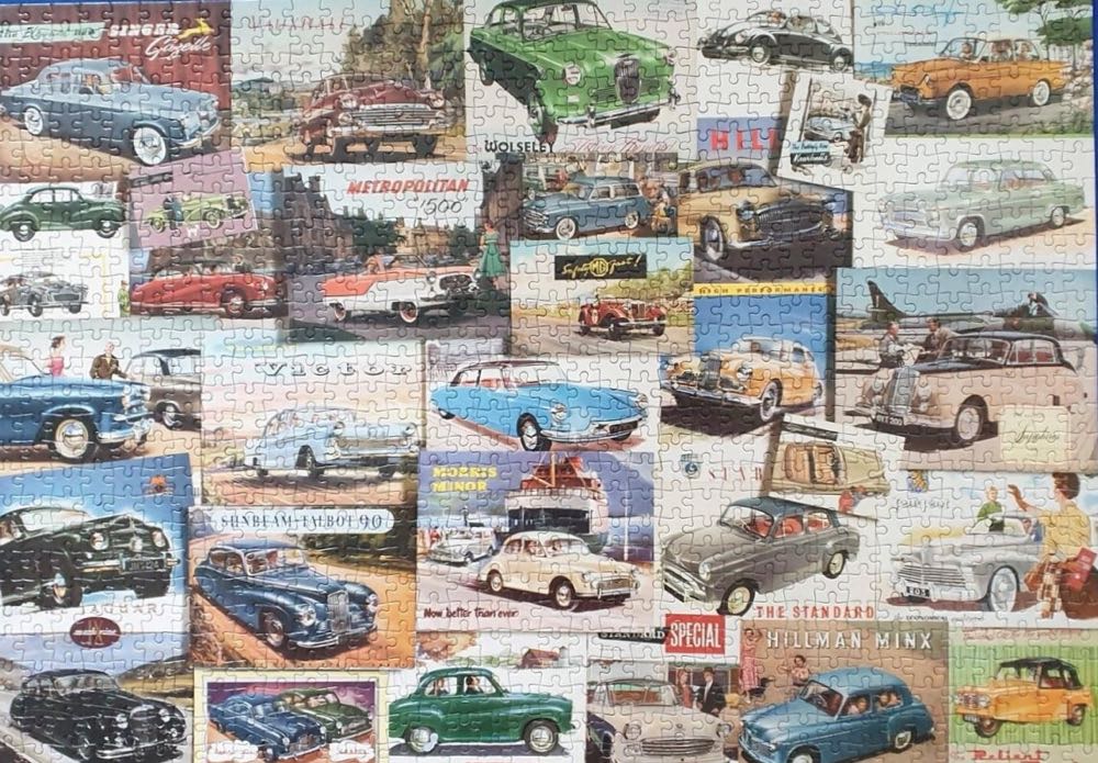 Motoring Memories - Classic Motor Cars - Gibsons puzzle collectible [Barcode 5012269070521] - Main Image 3