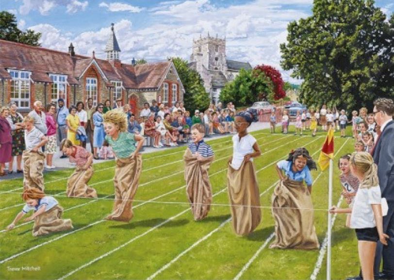 Sports Day - Falcon de luxe puzzle collectible [Barcode 8710126113356] - Main Image 2