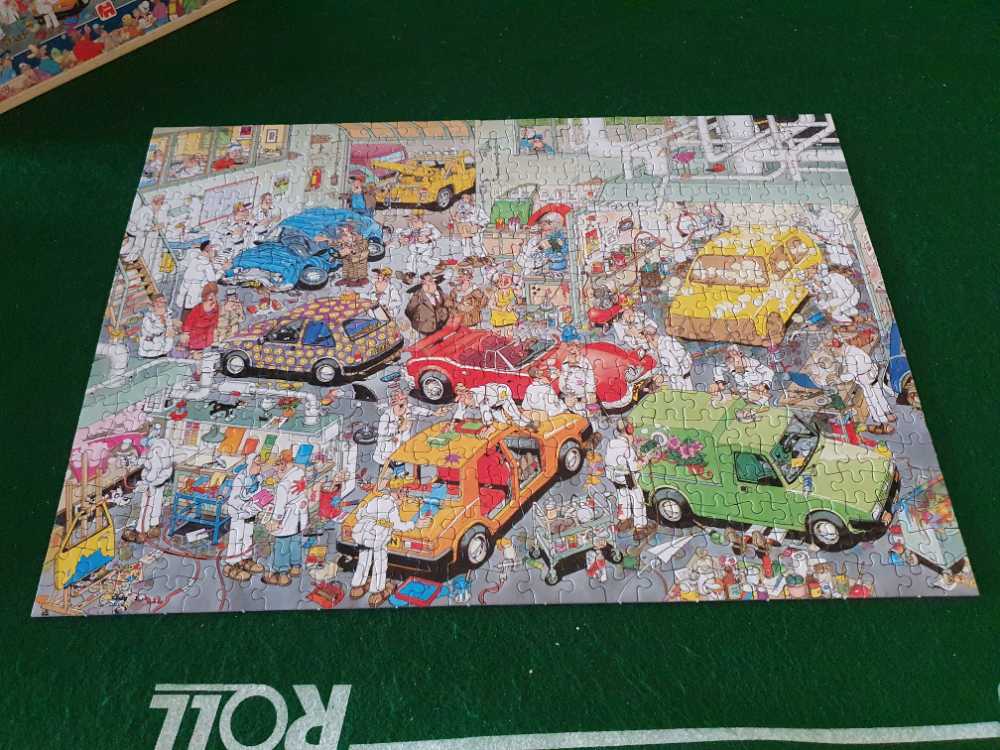 In The Car Respraying Shop - Jumbo puzzle collectible [Barcode 8710126009611] - Main Image 2
