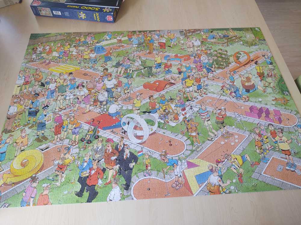 Crazy Golf - Jumbo puzzle collectible [Barcode 8710126172209] - Main Image 2