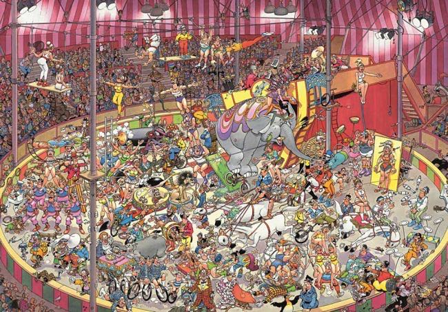 Het Circus  - Jumbo puzzle collectible [Barcode 8710126014998] - Main Image 2